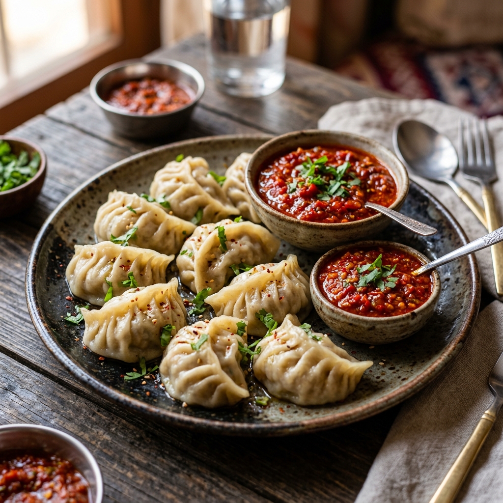 Veg Momo (per plate)